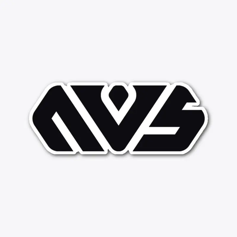 Black NVS Sticker